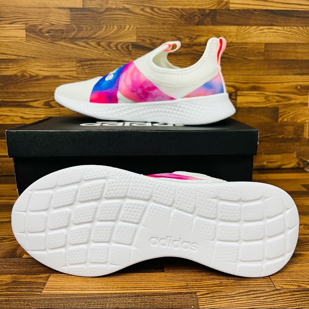 Adidas Puremotion Adapt Women Athletic Running Workout Sneaker White Shoe #466 - Picture 2 of 4